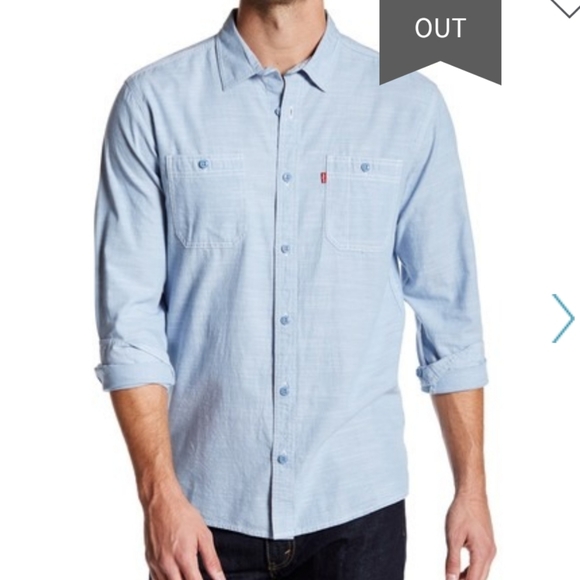 Levi's Other - NWT Levi's Marty Classic Fit Chambray Shirt XXL